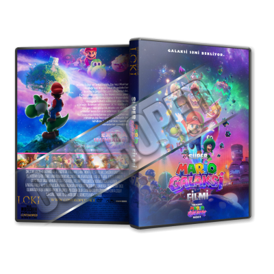Süper Mario Galaksi Filmi - The Super Mario Galaxy Movie - 2026 Türkçe Dvd Cover Tasarımı